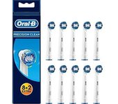 Cabezales de repuesto para cepillo de dientes eléctrico Precision Clean 8+2 gratis EB208+2