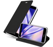 Funda Libro para Huawei P10 LITE en CLASSY NEGRO - Cubierta Proteccion con Cierre Magnetico, Tarjetero y Funcion de Suporte - Etui Case Cover Carcasa