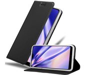 Funda Libro para Huawei P20 en CLASSY NEGRO - Cubierta Proteccion con Cierre Magnetico, Tarjetero y Funcion de Suporte - Etui Case Cover Carcasa