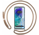 Funda Colgante Samsung Galaxy M55 5G Camel