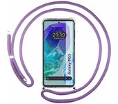 Funda Colgante Samsung Galaxy M55 5G Morado