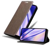 Funda Libro para LG K50s en MARRoN CAFe - Cubierta Proteccion con Cierre Magnetico, Tarjetero y Funcion de Suporte - Etui Case Cover Carcasa