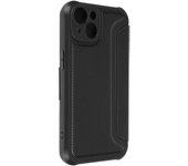 Funda para Apple iPhone 14 Tarjetero Esquinas Reeforzadas Serie Razor Book Negro