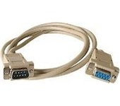 Microconnect DB9-DB9 3m cable de serie Gris DB-9