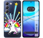 Funda Silicona Vivo V40 SE 5G Unicornio