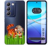 Funda Silicona Vivo V40 SE 5G Tigre