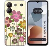 Funda Silicona Zte Blade A54 4G Primavera En Flor
