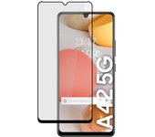 Protector Cristal Templado Completo 5D Full Glue Negro para Samsung Galaxy A42 5G Vidrio