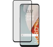 Protector Cristal Templado Completo 5D Full Glue Negro para OnePlus Nord N100 Vidrio