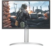 LG 27UP550P-W pantalla para PC 68,6 cm (27 pulgadas pulgadas) 3840 x 2160 Pixeles 4K Ultra HD Plata, Blanco