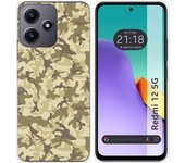 Funda Silicona Xiaomi Redmi 12 5G Sand Camuflaje