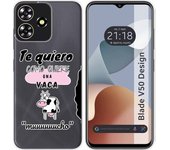 Funda Silicona Zte Blade V50 Design 4G Vaca