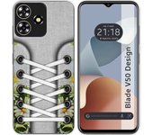 Funda Silicona Zte Blade V50 Design 4G Zapatillas 08