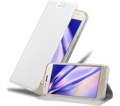 Funda Libro para Motorola MOTO G5S PLUS en CLASSY PLATEADO - Cubierta Proteccion con Cierre Magnetico, Tarjetero y Funcion de Suporte - Etui Case Cover Carcasa