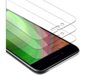 3x Pelicula Protectora para Apple iPhone 8 PLUS / 7 PLUS / 7S PLUS en TRANSPARENCIA ELEVADA - Paquete de 3 Vidrio Templado (Tempered) Cristal Antibalas Compatible 3D con Dureza 9H