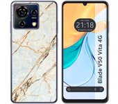 Funda Silicona Zte Blade V50 Vita 4G Mármol 13