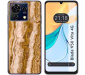 Funda Silicona Zte Blade V50 Vita 4G Mármol 10