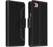 Funda iPhone SE 2020 / 8 / 7 Libro Monedero F. Soporte – Negro