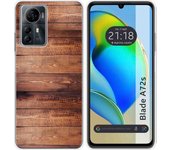 Funda Silicona Zte Blade A72s Madera 02