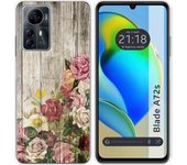 Funda Silicona Zte Blade A72s Madera 08
