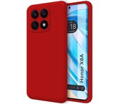 Funda Silicona Líquida Honor X8a Roja
