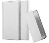 Funda Libro para Sony Xperia L1 en CLASSY PLATEADO - Cubierta Proteccion con Cierre Magnetico, Tarjetero y Funcion de Suporte - Etui Case Cover Carcasa