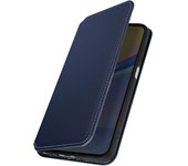 Funda Tarjetero Samsung Galaxy A15 5G Doble Lengüeta Función Azul oscuro