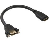 InLine 17600R cable HDMI 0,2 m HDMI tipo A (Estándar) Negro