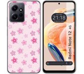Funda Silicona Xiaomi Redmi Note 12 4G Flores