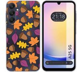 Funda Silicona Transparente Samsung Galaxy A25 5G Otoño