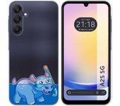 Funda Silicona Transparente Samsung Galaxy A25 5G Hipo