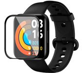 Portada de película protectora de gel completo con bordes negros para Xiaomi Mi Watch Lite