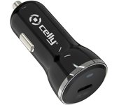 Celly RTGCC20WBK cargador de dispositivo móvil Universal Negro Encendedor de cigarrillos Auto