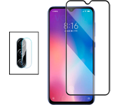 Película de Camara trasera + Vidromas templado 5D Cubierta completa para Xiaomi Mi A3