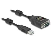 DeLOCK 64154 cable de serie Negro 2 m USB tipo A RS-232