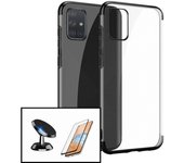 Kit de vidrio templado de la cubierta completa 5D + cubierta del slimarmm + soporte magnético de aut