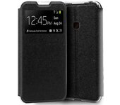 Funda Libro Soporte con Ventana para Oppo A15 Color Negra
