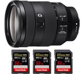 FE 24-105mm f/4 G OSS + 3 SanDisk 32GB Extreme PRO UHS-II SDXC 300 MB/s + PDF  pulgadas pulgadas20 TÉCNICAS PARA MEJ