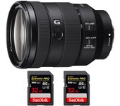 FE 24-105mm f/4 G OSS + 2 SanDisk 32GB Extreme PRO UHS-II SDXC 300 MB/s + PDF  pulgadas pulgadas20 TÉCNICAS PARA MEJ
