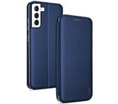 Funda COOL Flip Cover para Samsung G990 Galaxy S21 Elegance Marino
