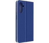 Funda para Samsung A13 5G y A04s con Tarjetero Azul Marino y Plateado