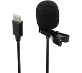 Micrófono de corbata omnidireccional USB-C Pantalla de 1,5 m