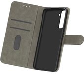 Funda Samsung Galaxy S21 Plus Libro Billetera F. Soporte – Gris