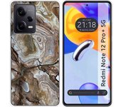 Funda Silicona Xiaomi Redmi Note 12 Pro+ Plus 5G Mármol 14