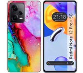 Funda Silicona Xiaomi Redmi Note 12 Pro+ Plus 5G Mármol 15