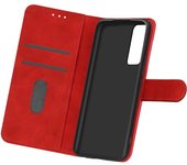 Funda para Samsung Galaxy A02s Tarjetero Función Soporte Rojo