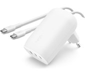 Belkin WCC002VFWH cargador de dispositivo móvil Portátil, Smartphone, Tableta Blanco Corriente alterna Carga rápida Interior