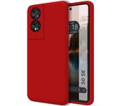 Funda Silicona Líquida Ultra Suave TCL 50 SE Roja