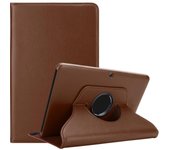 Funda Tableta para Samsung Galaxy Tab 3 (10.1 pulgadas pulgadas Zoll) P5200 in MORENO HONGO ? Cubierta Proteccion en Estilo Libro SIN Auto Wake Up con Funcion de Suporte e Cierre Cinta Elastica