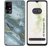 Funda Silicona TCL 40 NXTPAPER 5G Mármol 09